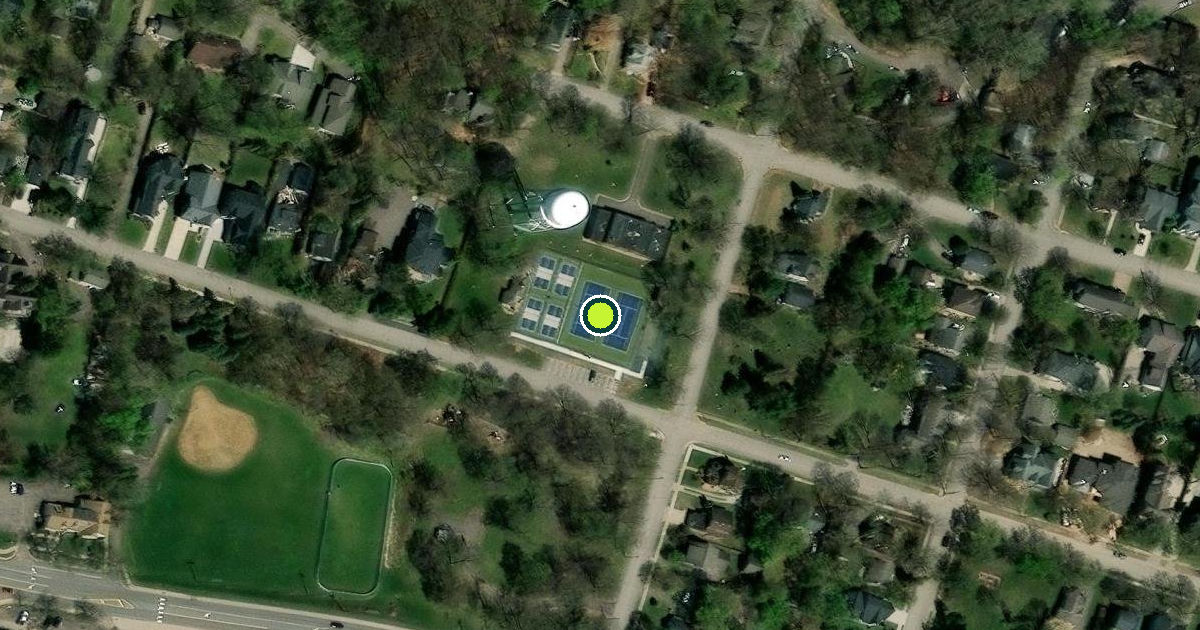 Satellite view of Wayzata Pickleball Courts