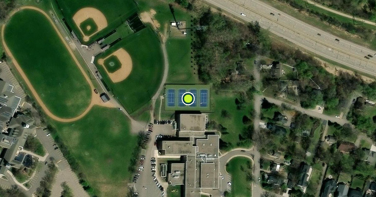 Satellite view of Wayzata Pickleball Courts