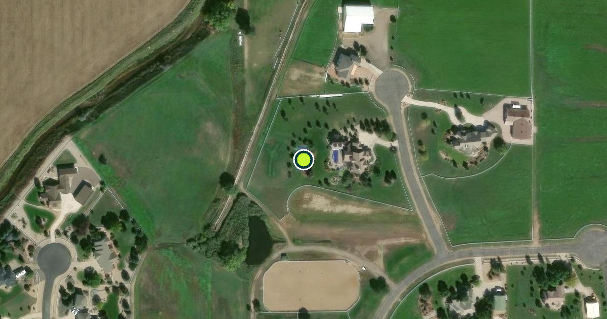 Satellite view of Weld County Pickleball Courts