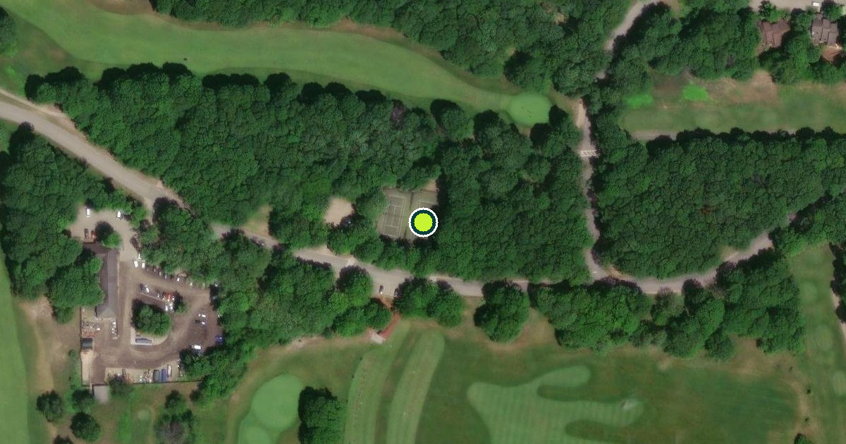 Satellite view of Weldon Township Pickleball Courts