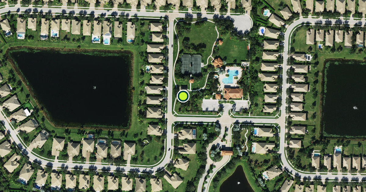 Satellite view of Wellington Pickleball Courts
