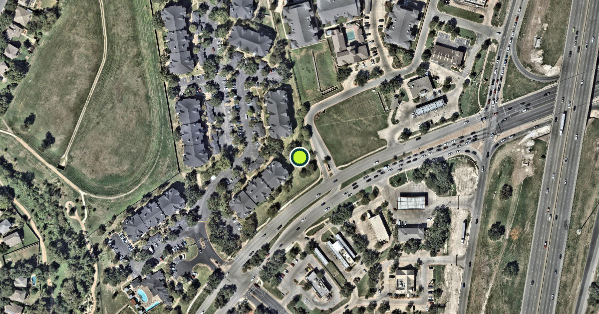 Satellite view of Wells Branch Pickleball Courts
