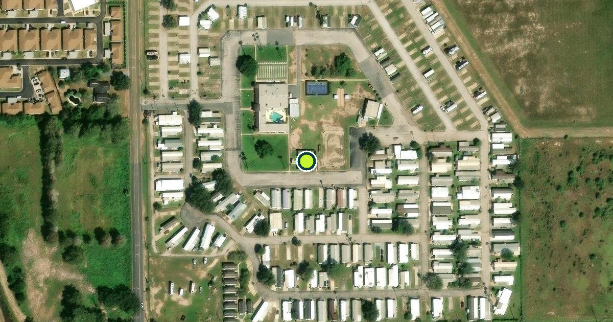Satellite view of Weslaco Pickleball Courts