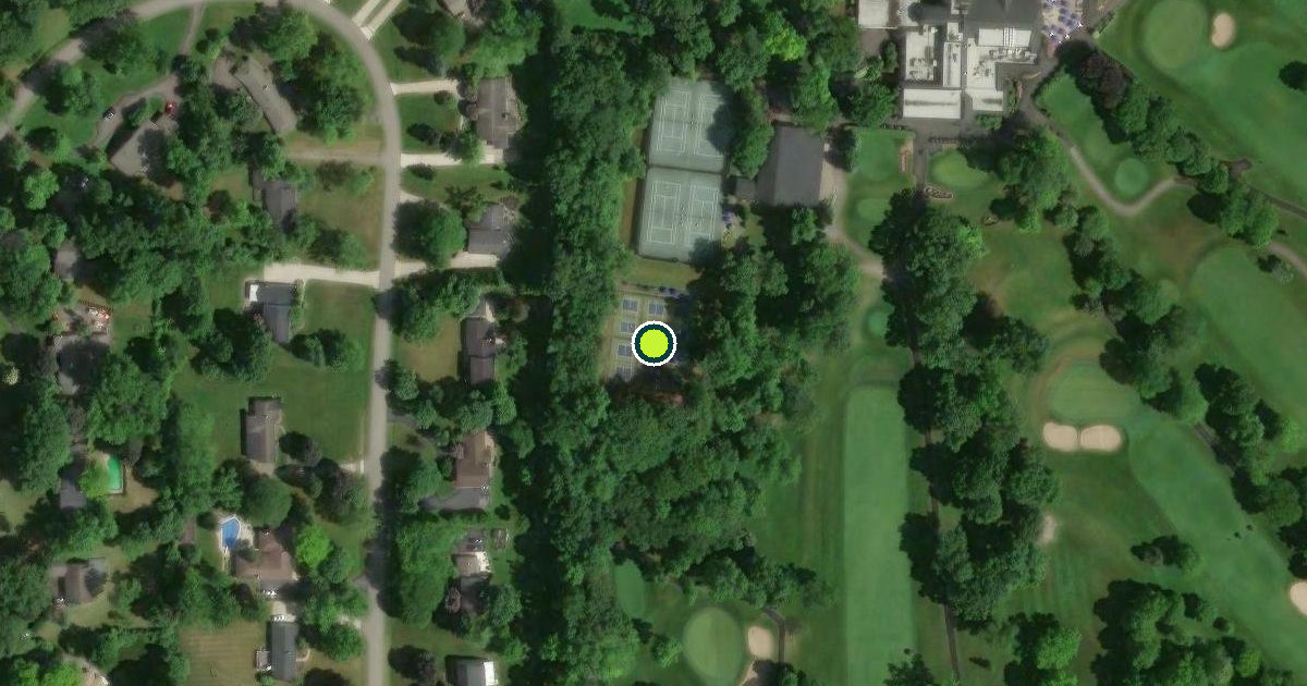 Satellite view of West Bloomfield Township Pickleball Courts