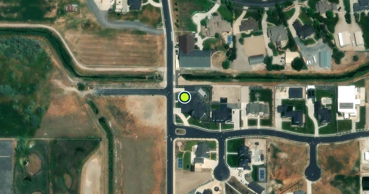Satellite view of West Bountiful Pickleball Courts