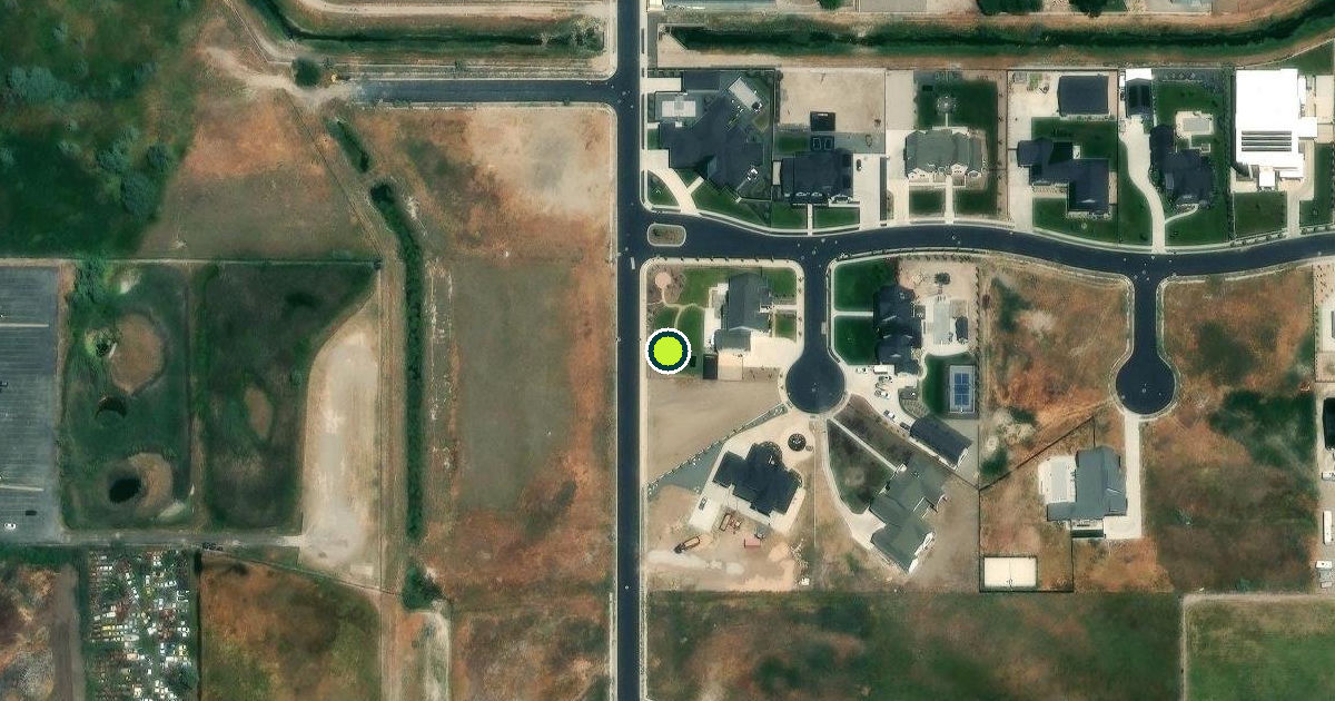 Satellite view of West Bountiful Pickleball Courts