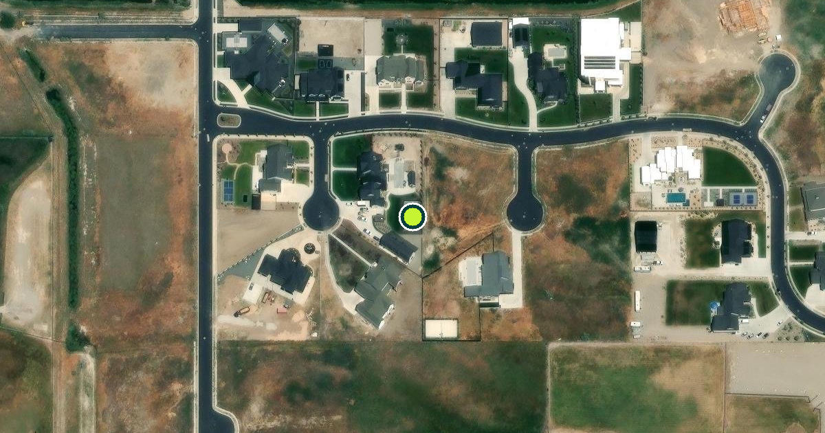 Satellite view of West Bountiful Pickleball Courts