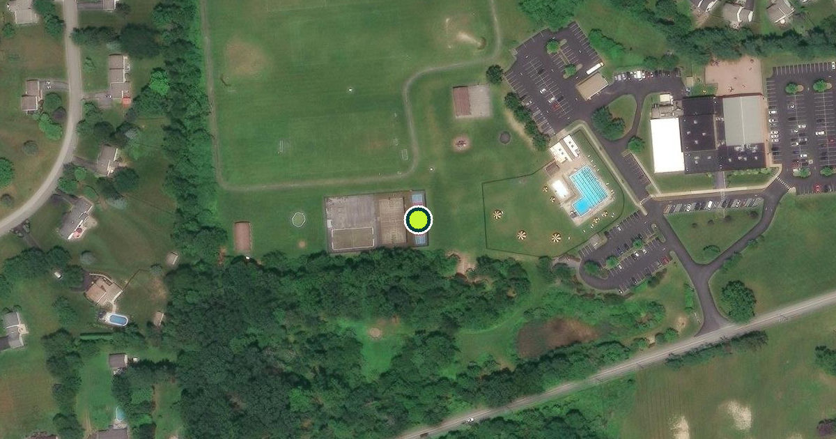 Satellite view of West Brandywine Township Pickleball Courts