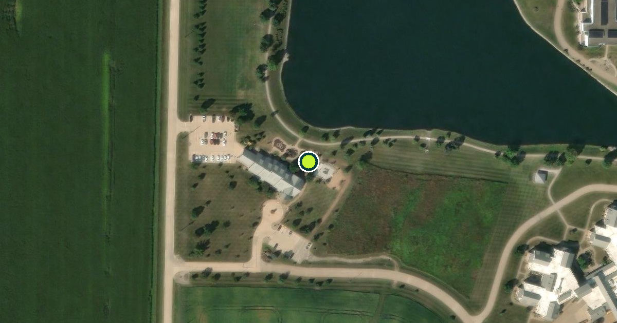 Satellite view of West Burlington Pickleball Courts