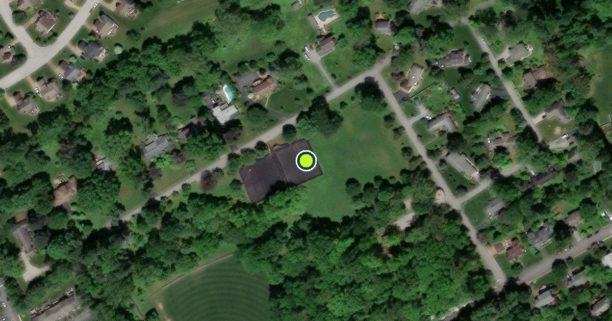 Satellite view of West Chester Pickleball Courts
