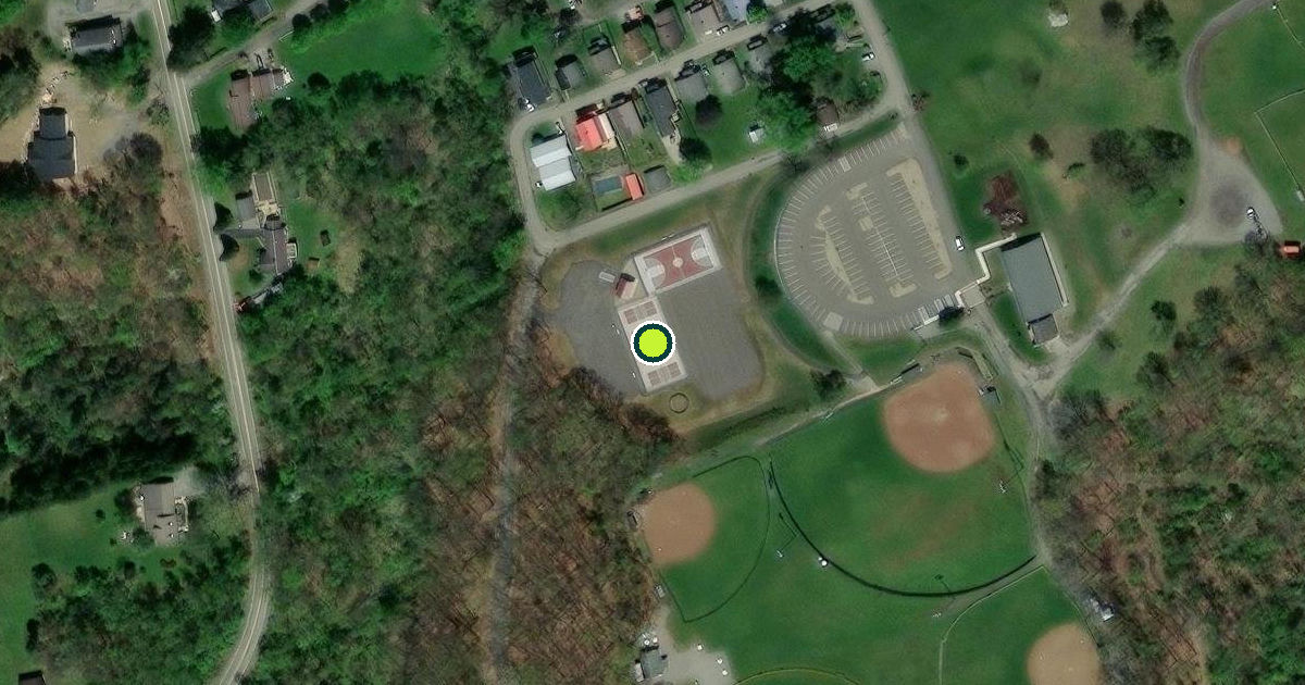 Satellite view of West Deer Township Pickleball Courts