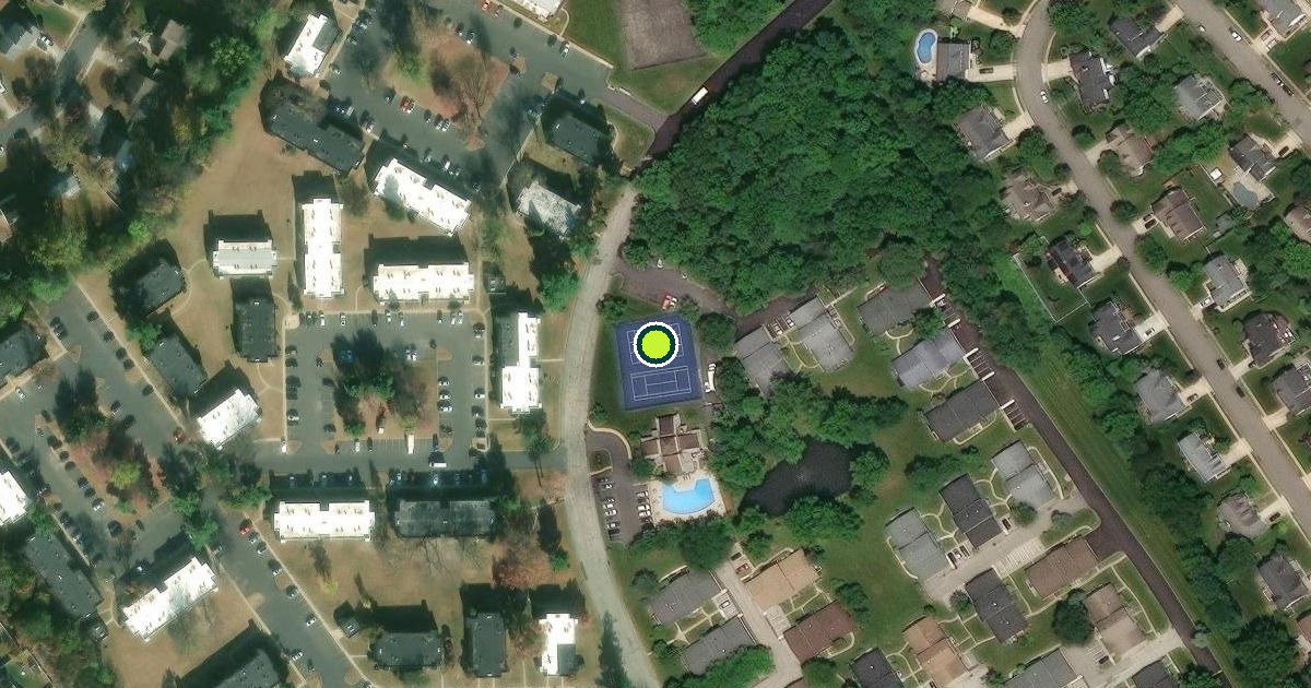 Satellite view of West Deptford Township Pickleball Courts