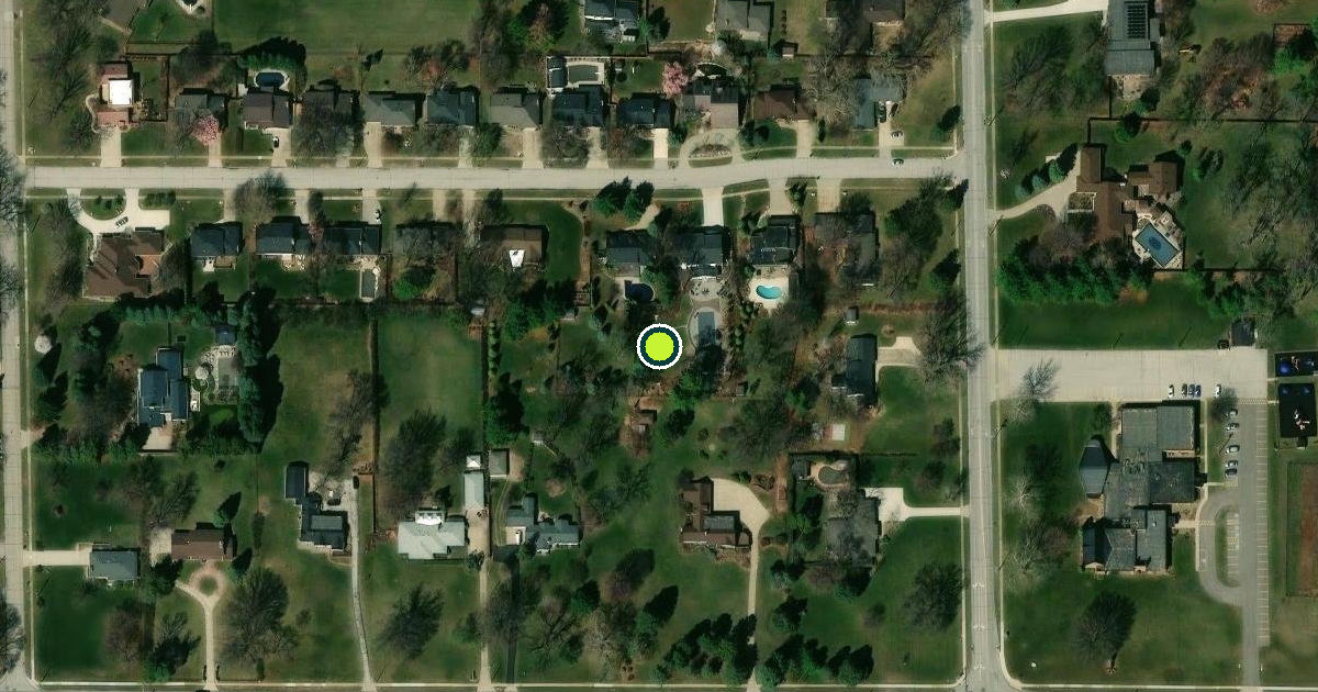 Satellite view of West Des Moines Pickleball Courts