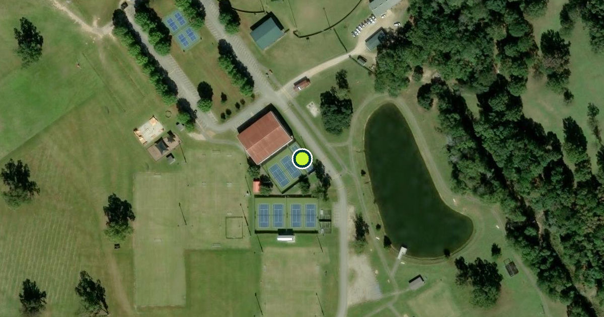 Satellite view of West Feliciana Parish Pickleball Courts