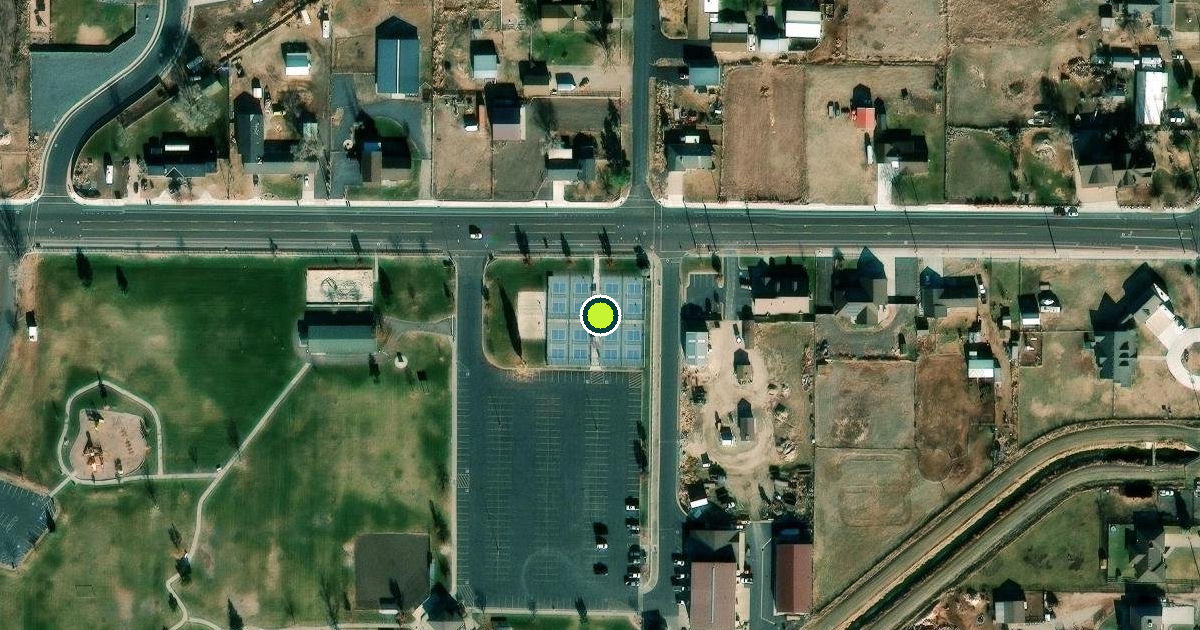 Satellite view of West Haven Pickleball Courts