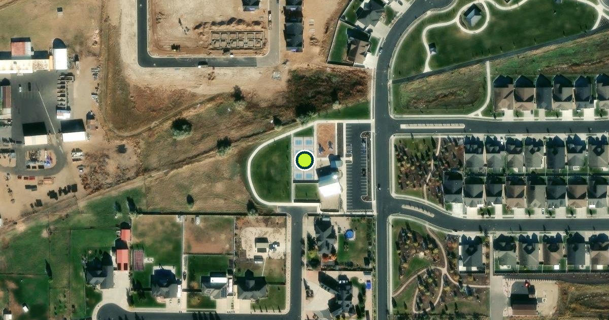Satellite view of West Haven Pickleball Courts