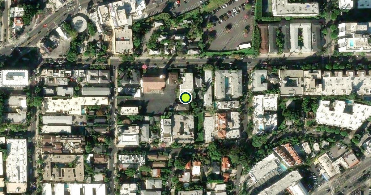 Satellite view of West Hollywood Pickleball Courts