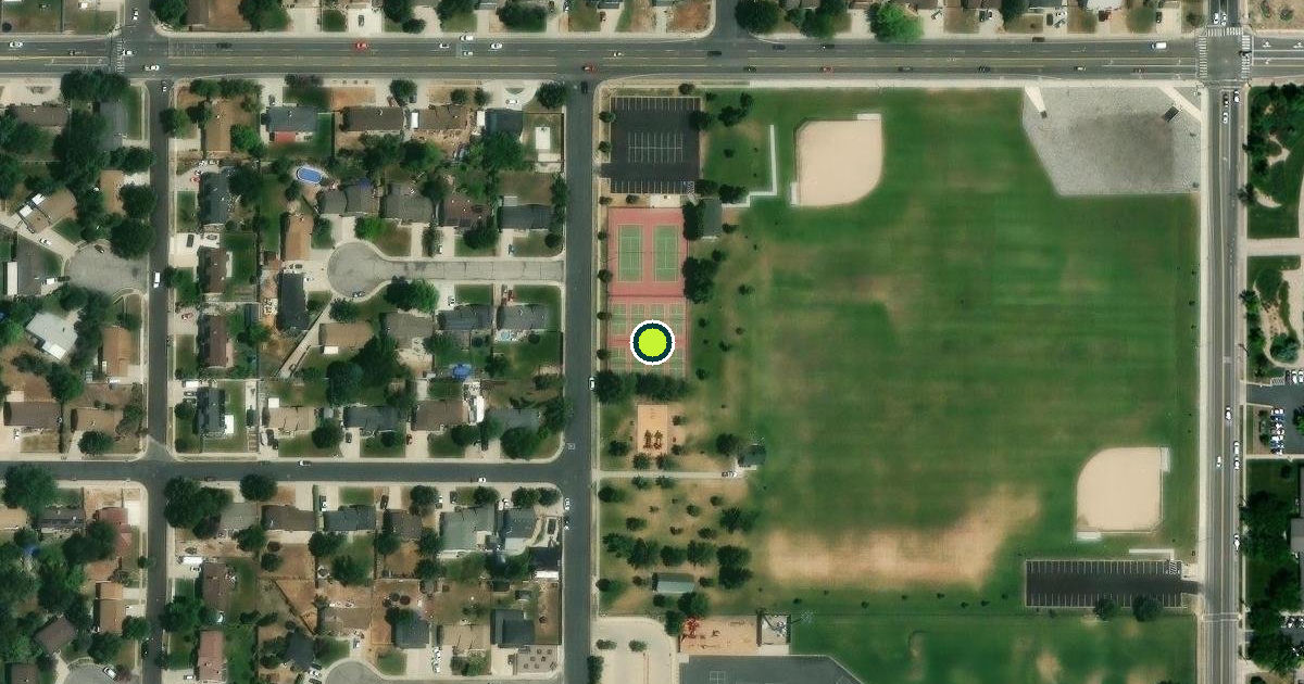 Satellite view of West Jordan Pickleball Courts