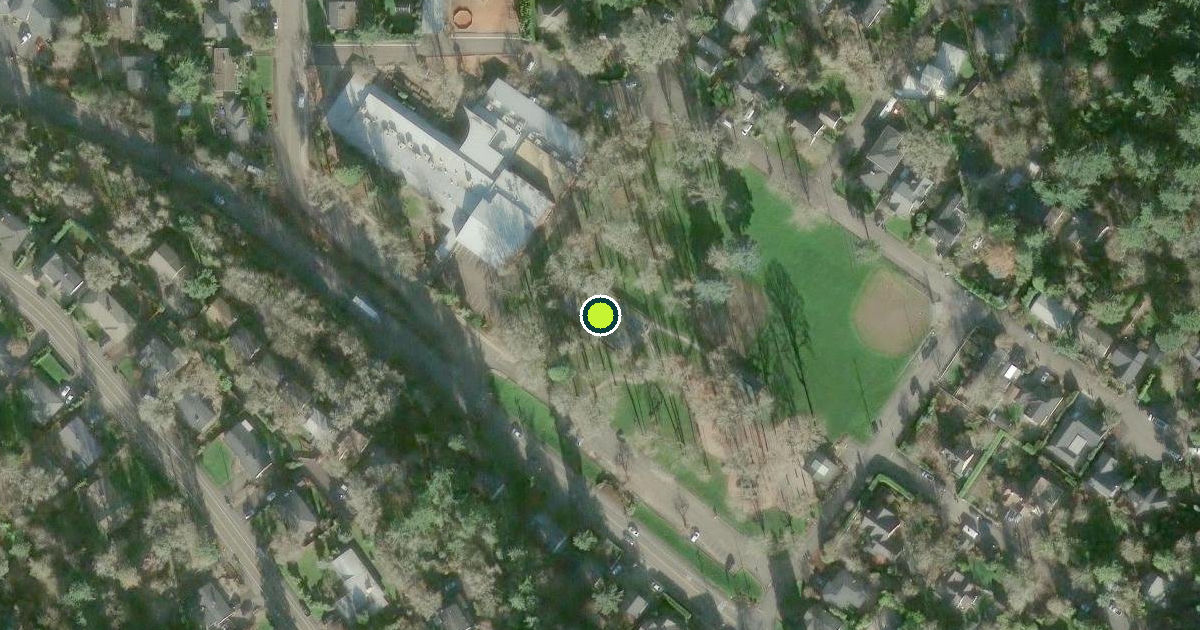 Satellite view of West Linn Pickleball Courts