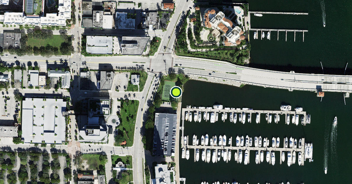 Satellite view of West Palm Beach Pickleball Courts