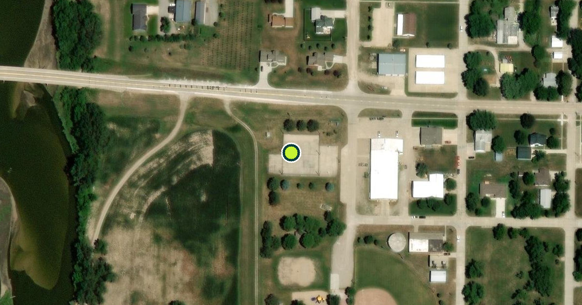 Satellite view of West Point Pickleball Courts