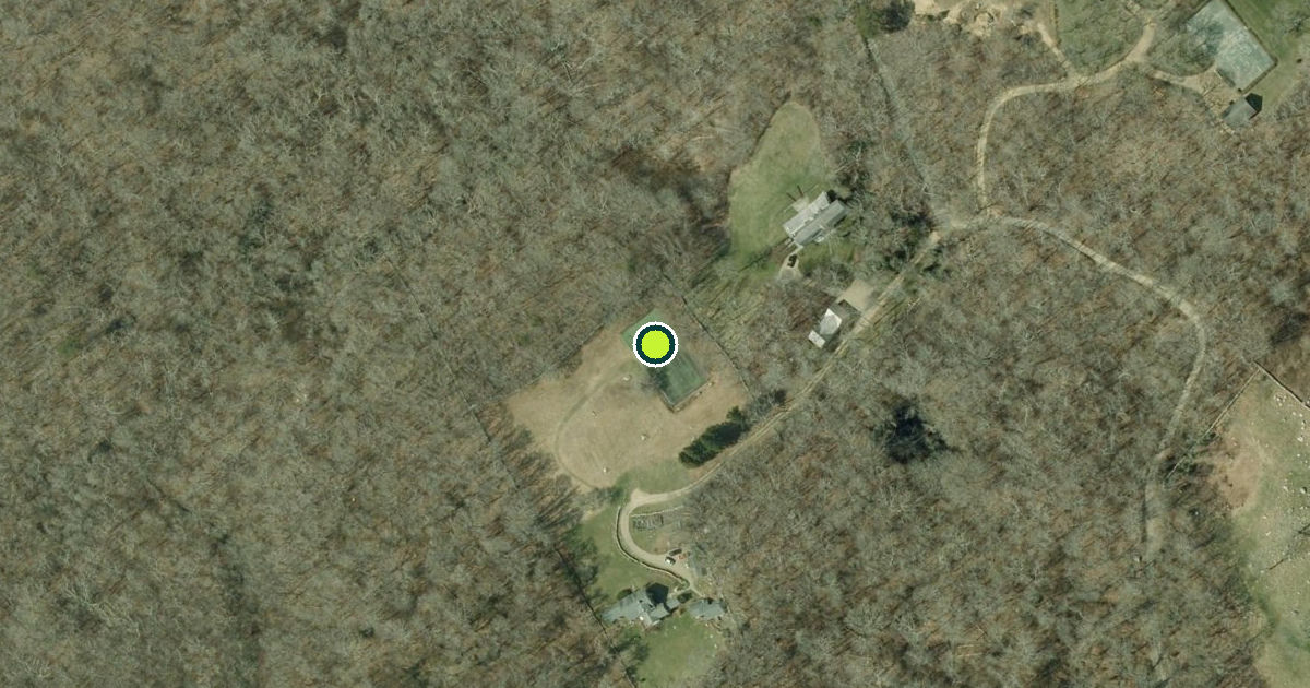 Satellite view of West Tisbury Pickleball Courts