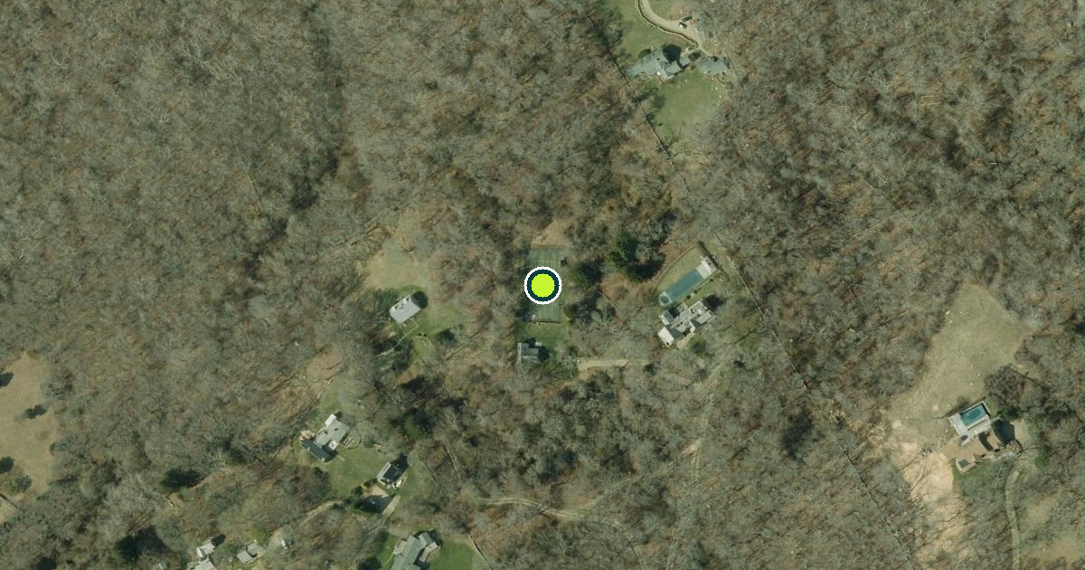 Satellite view of West Tisbury Pickleball Courts