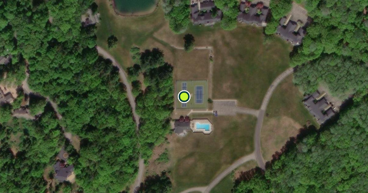Satellite view of West Traverse Township Pickleball Courts