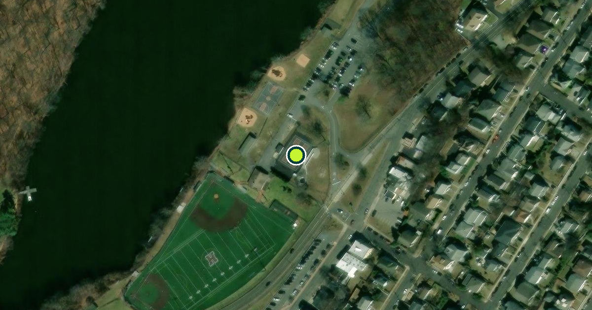 Satellite view of Westchester County Pickleball Courts