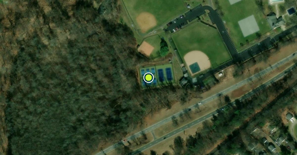Satellite view of Westchester County Pickleball Courts