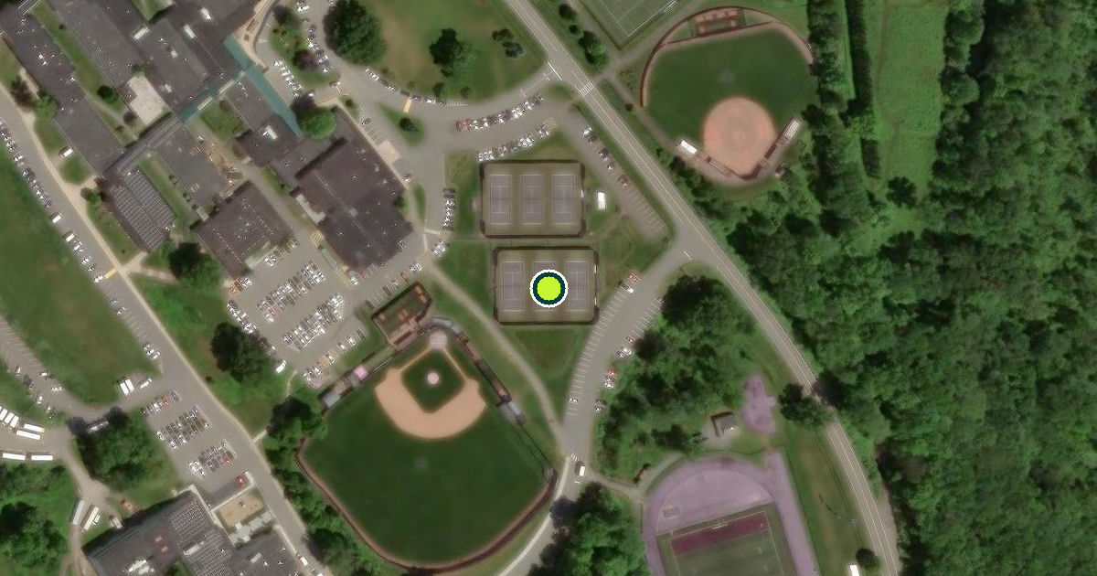 Satellite view of Westchester County Pickleball Courts