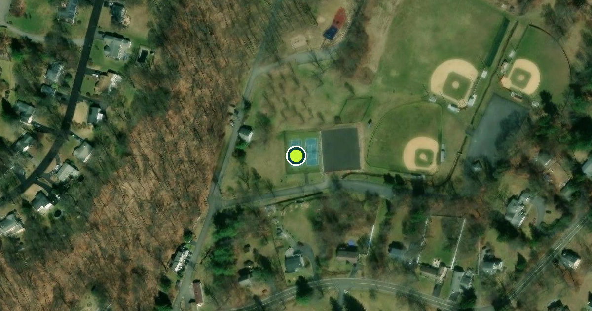 Satellite view of Westchester County Pickleball Courts
