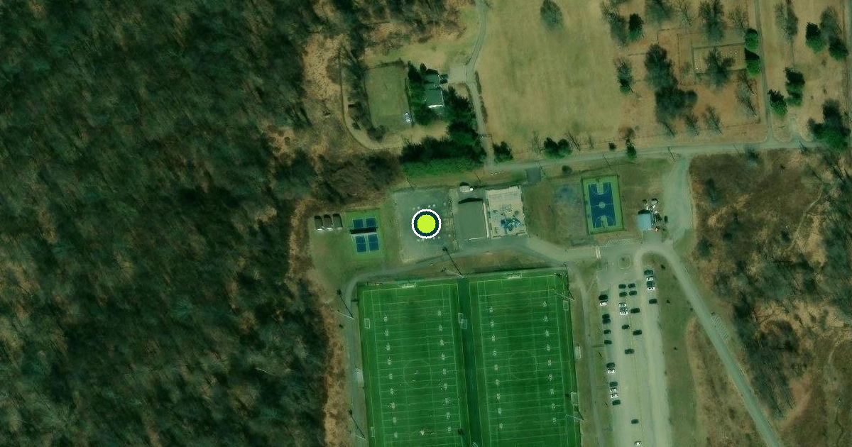 Satellite view of Westchester County Pickleball Courts