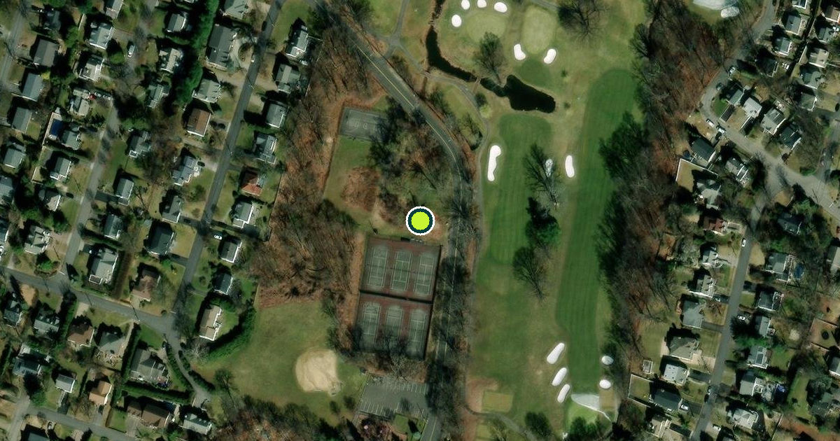 Satellite view of Westchester County Pickleball Courts