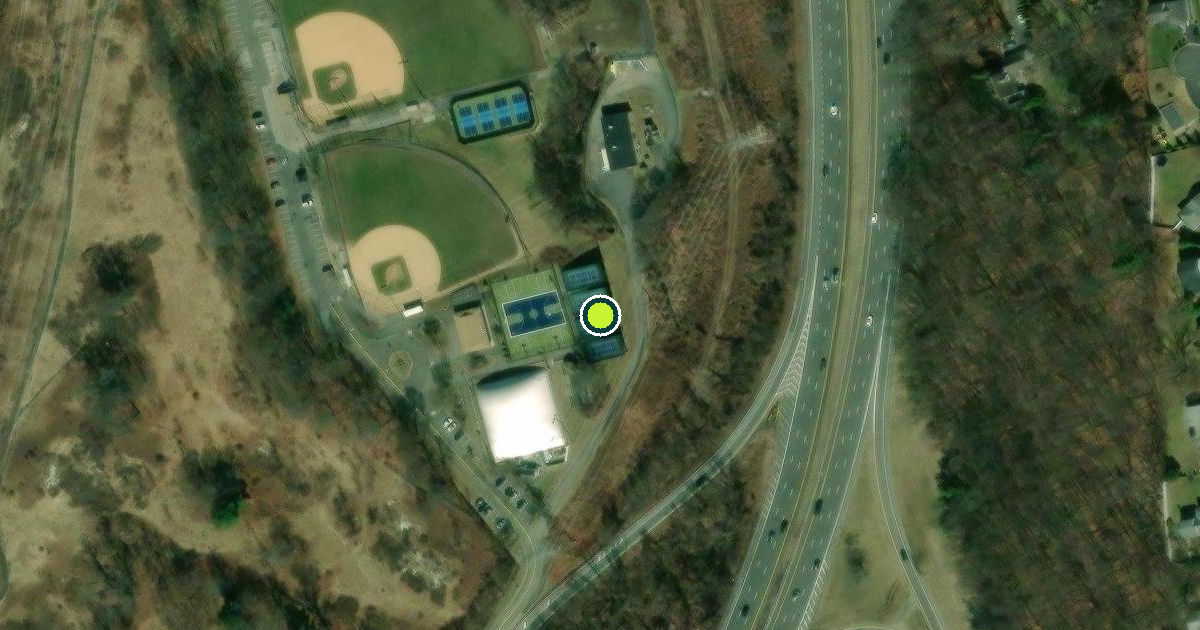 Satellite view of Westchester County Pickleball Courts
