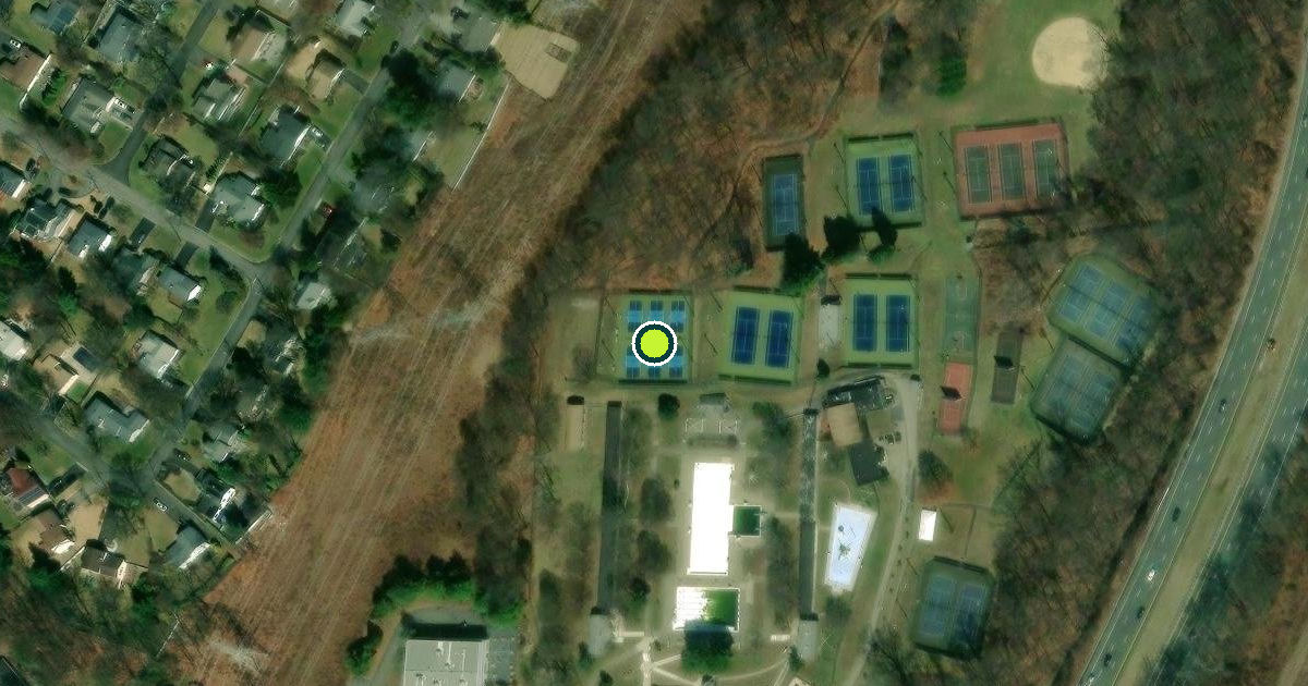 Satellite view of Westchester County Pickleball Courts