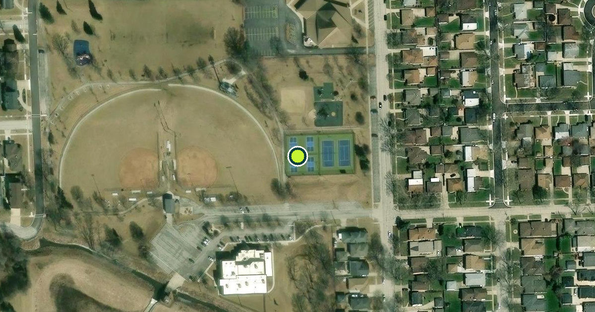 Satellite view of Westchester Pickleball Courts