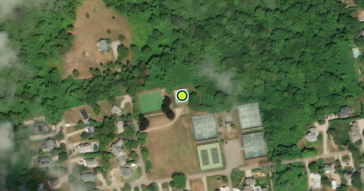 Satellite view of Westerly Pickleball Courts