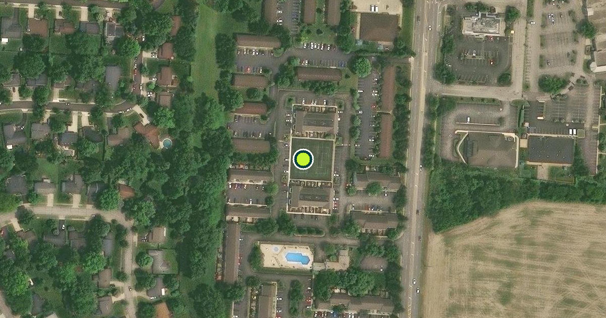 Satellite view of Westerville Pickleball Courts