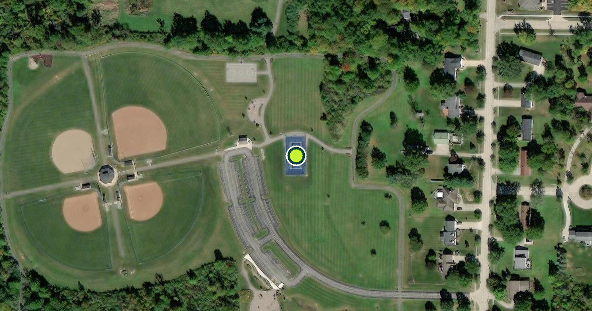 Satellite view of Westfield Center Pickleball Courts