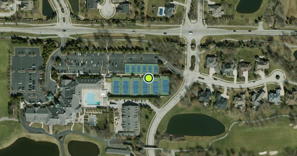 Satellite view of Westfield Pickleball Courts