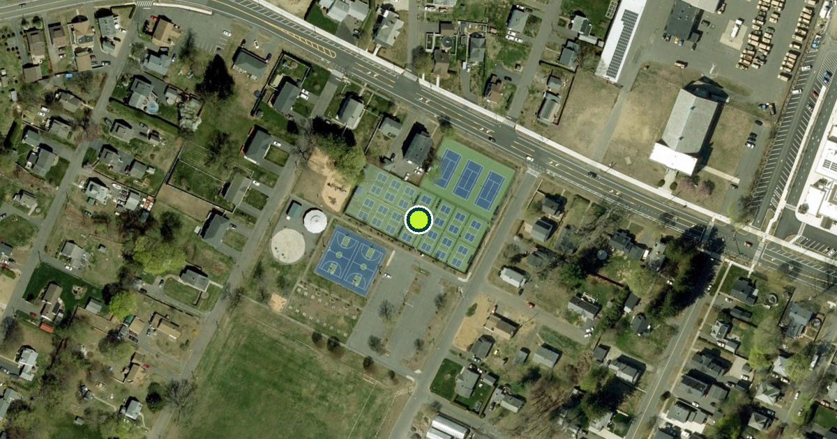 Satellite view of Westfield Pickleball Courts