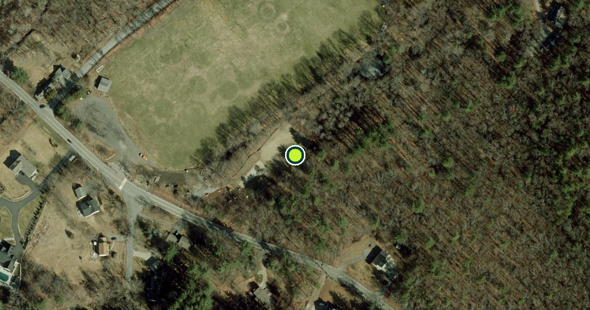 Satellite view of Westford Pickleball Courts