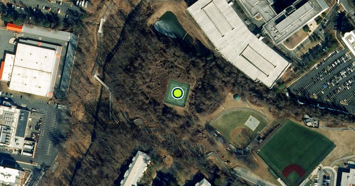 Satellite view of Westgate Park Pickleball Courts