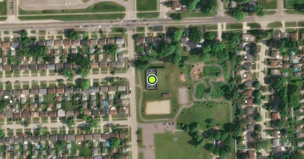 Satellite view of Westland Pickleball Courts