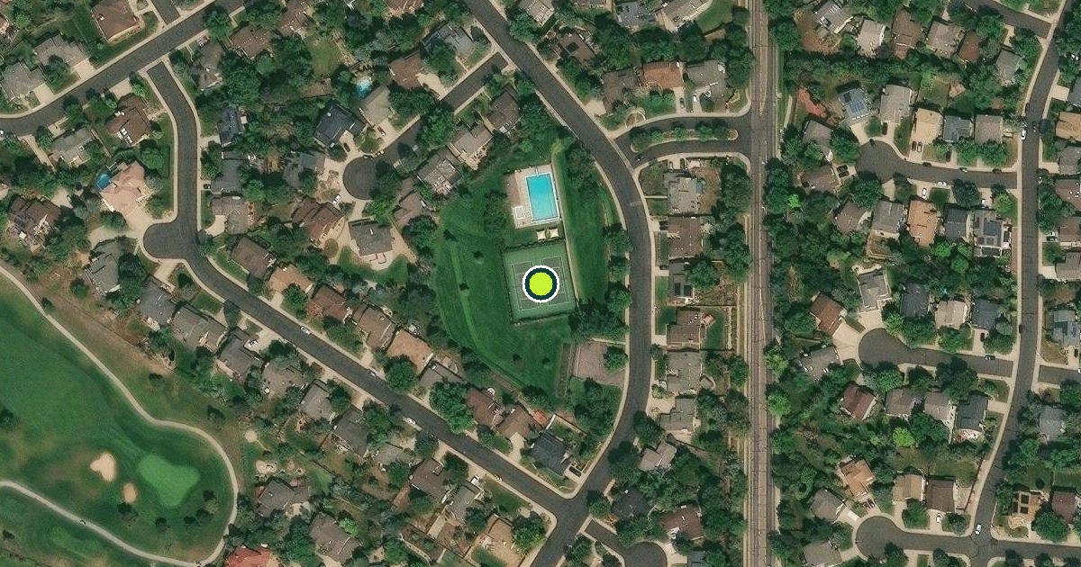Satellite view of Westminster Pickleball Courts