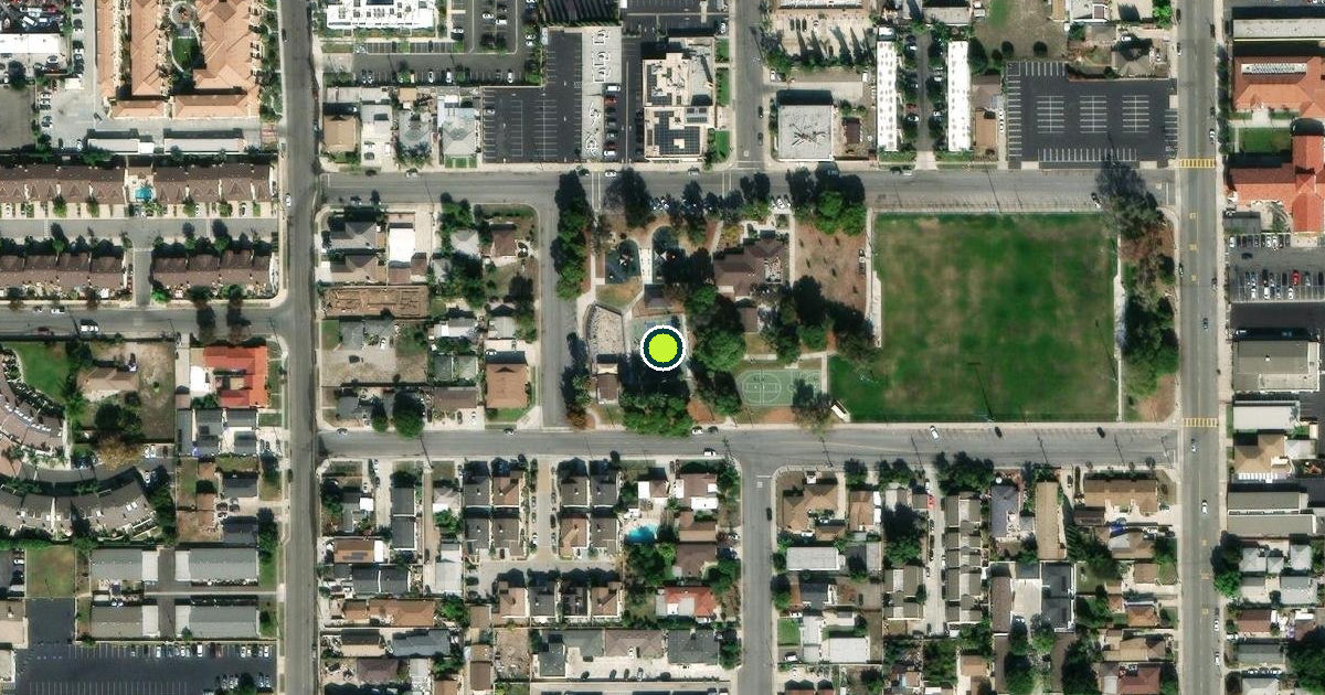 Satellite view of Westminster Pickleball Courts
