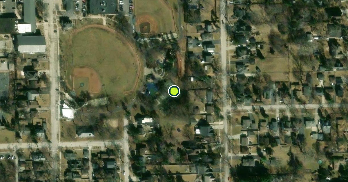 Satellite view of Westmont Pickleball Courts