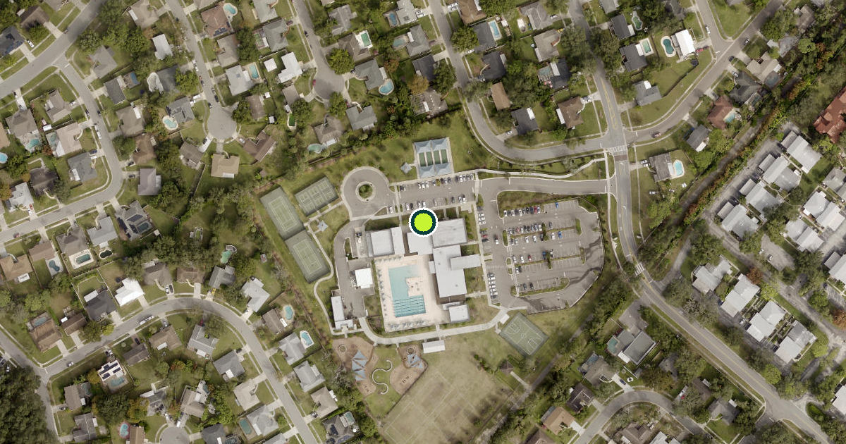 Satellite view of Westmonte Recreation and Civic Center