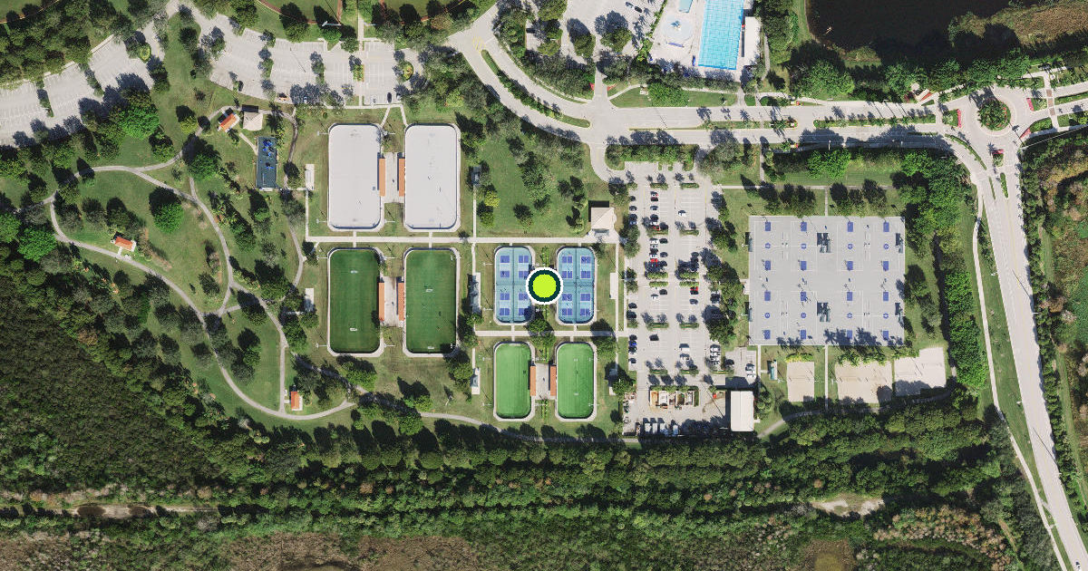 Satellite view of Weston Regional Pickleball Court